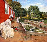 William Merritt Chase Famous Paintings - The Nursery